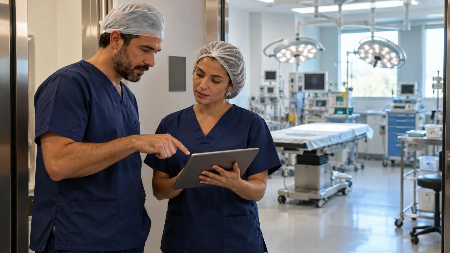 Healthcare professionals in the context of operating room management