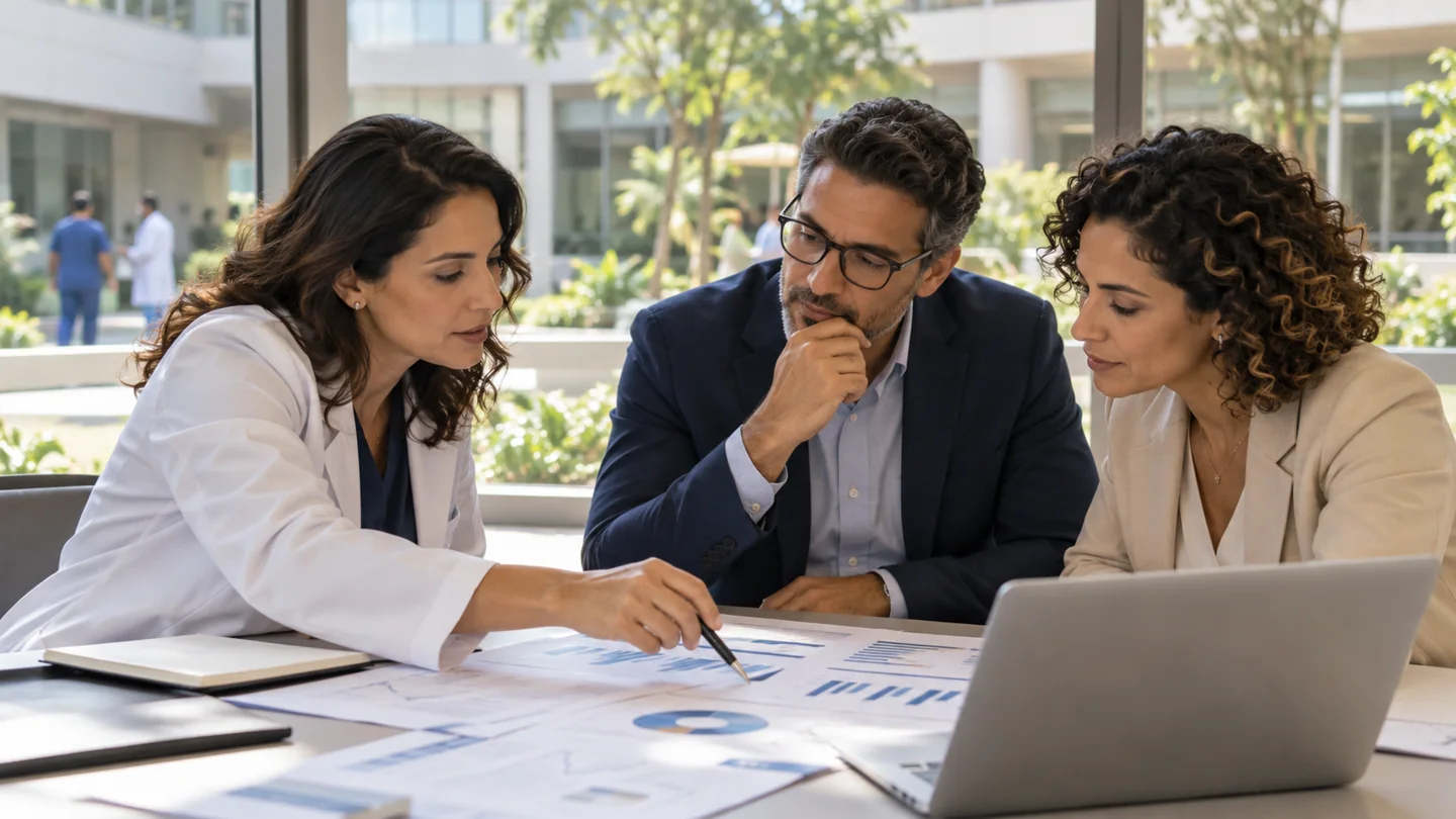 Healthcare professionals in the context of management and metrics